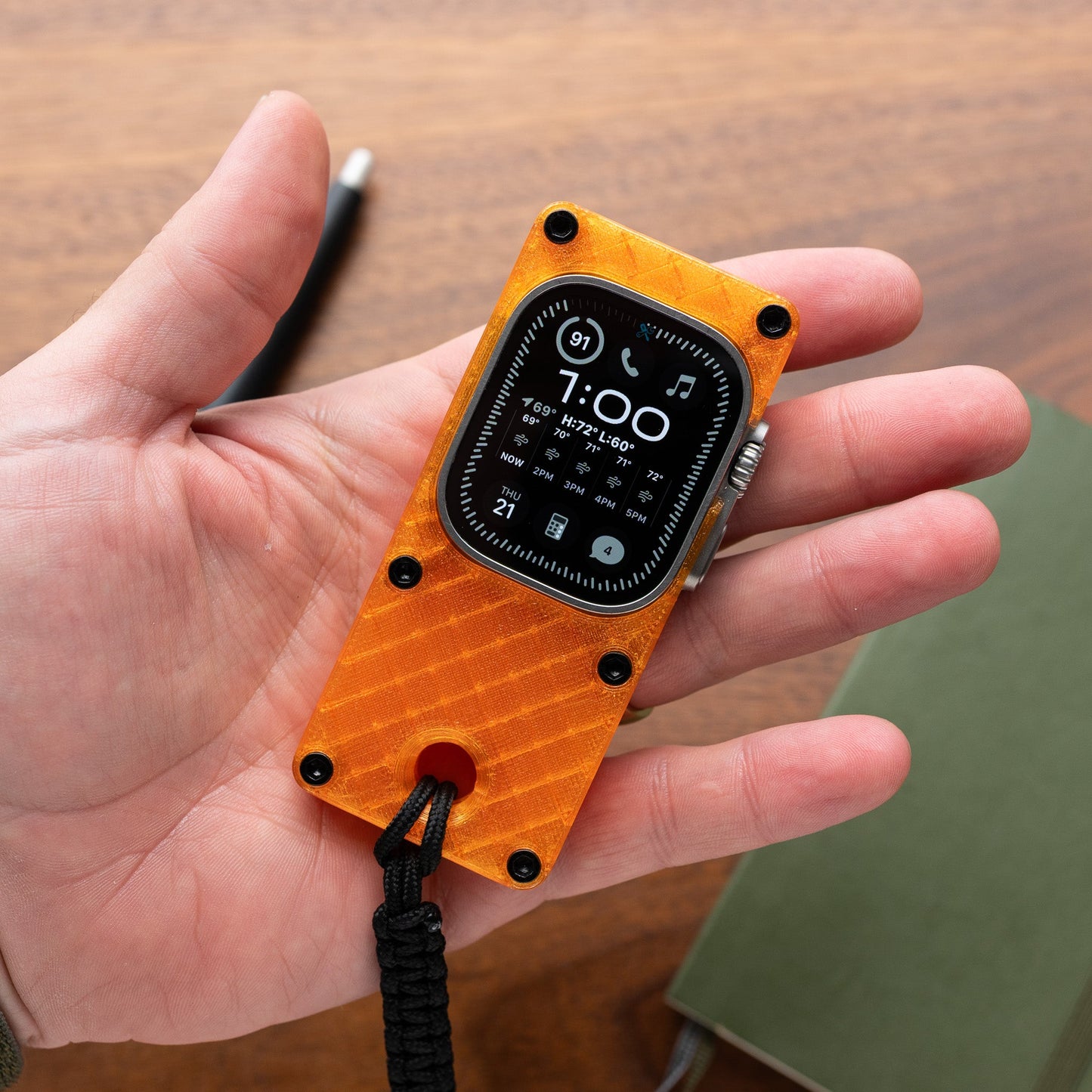 miniphone ultra (mpu) case for Apple Watch Ultra 1/2/3 - orange