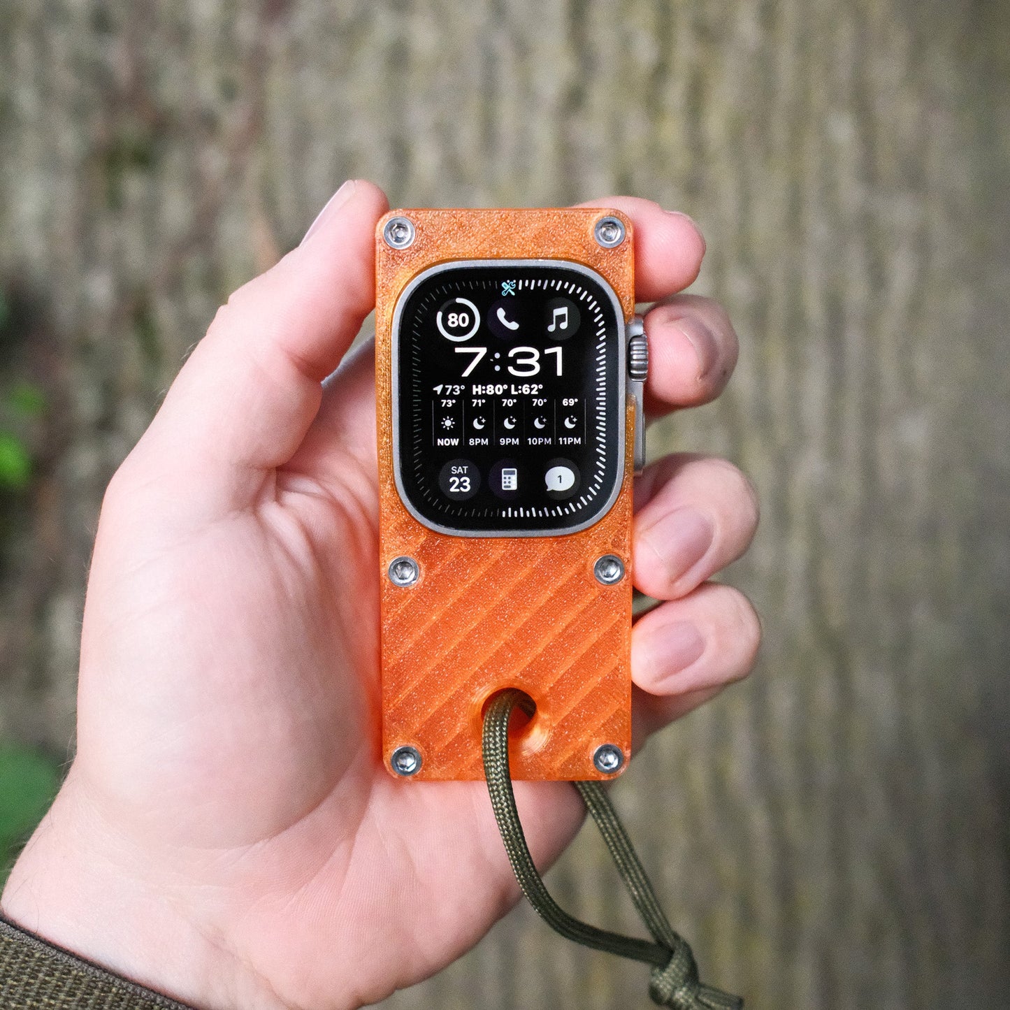 miniphone ultra (mpu) case for Apple Watch Ultra 1/2/3 - orange